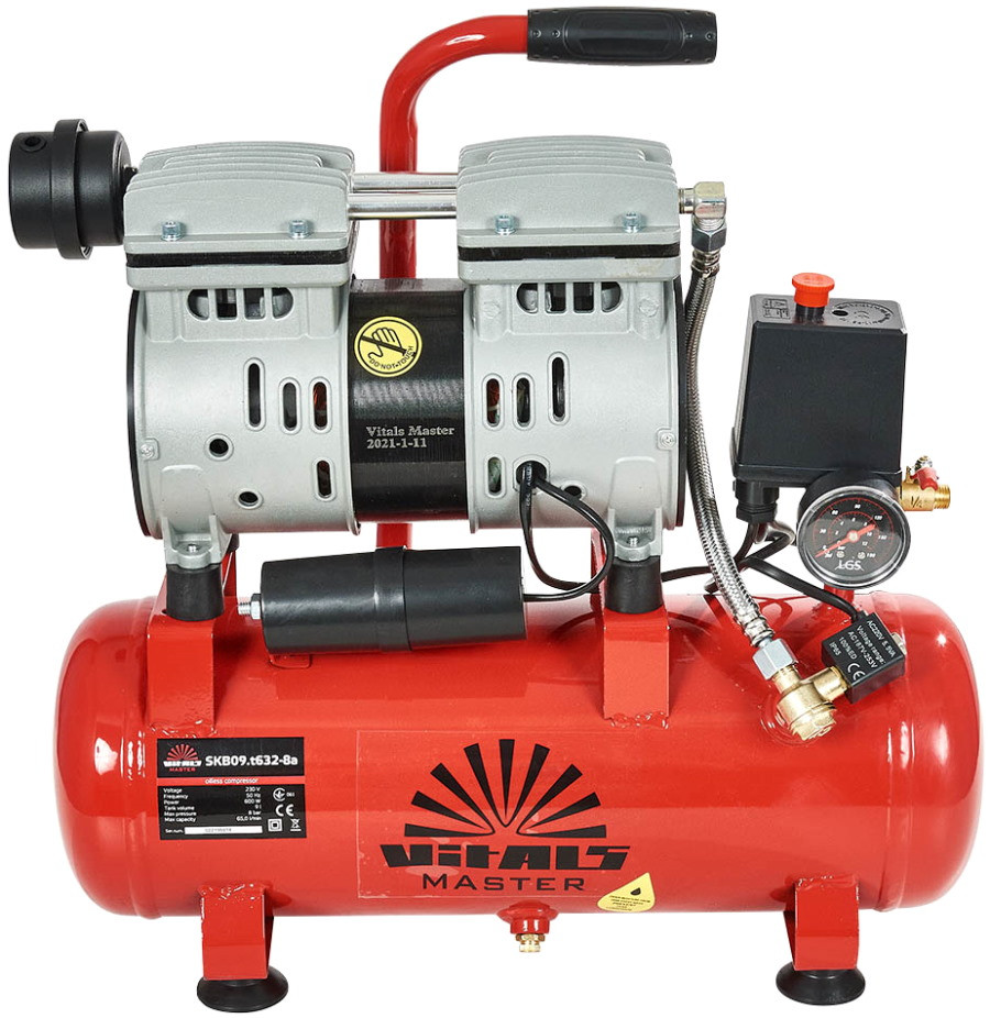 Компресор Vitals Master SKB09.t632-8a 9 л мережа (230 В) (151340)