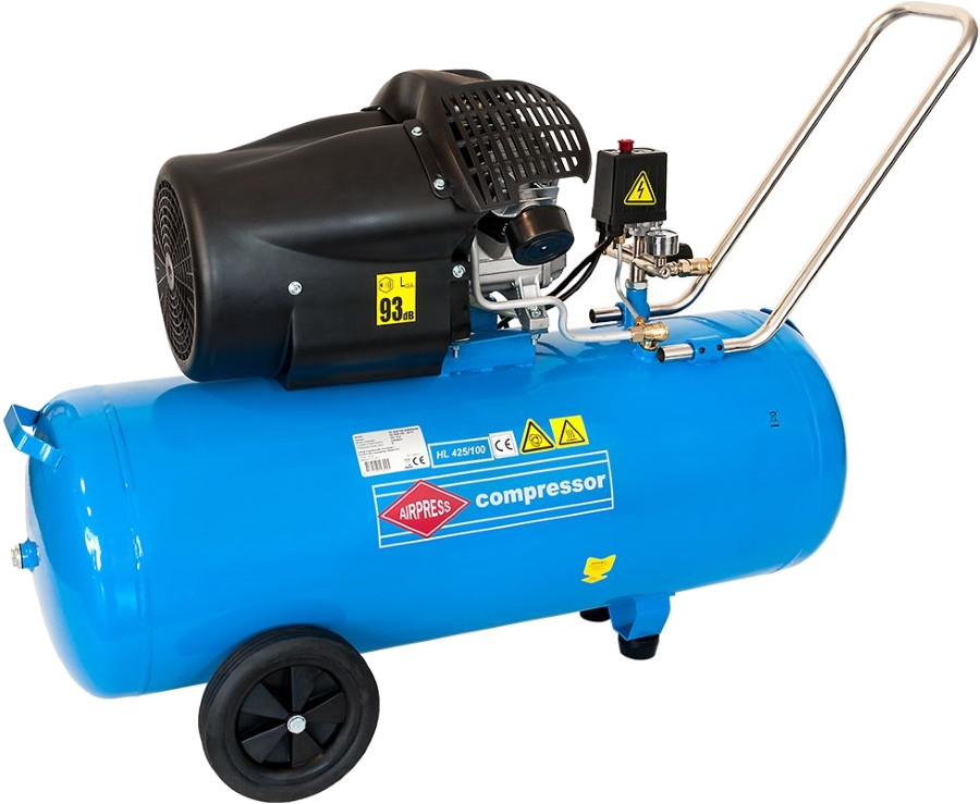 Компрессор Airpress HL 425-100V 100 л сеть (230 В) (36834)
