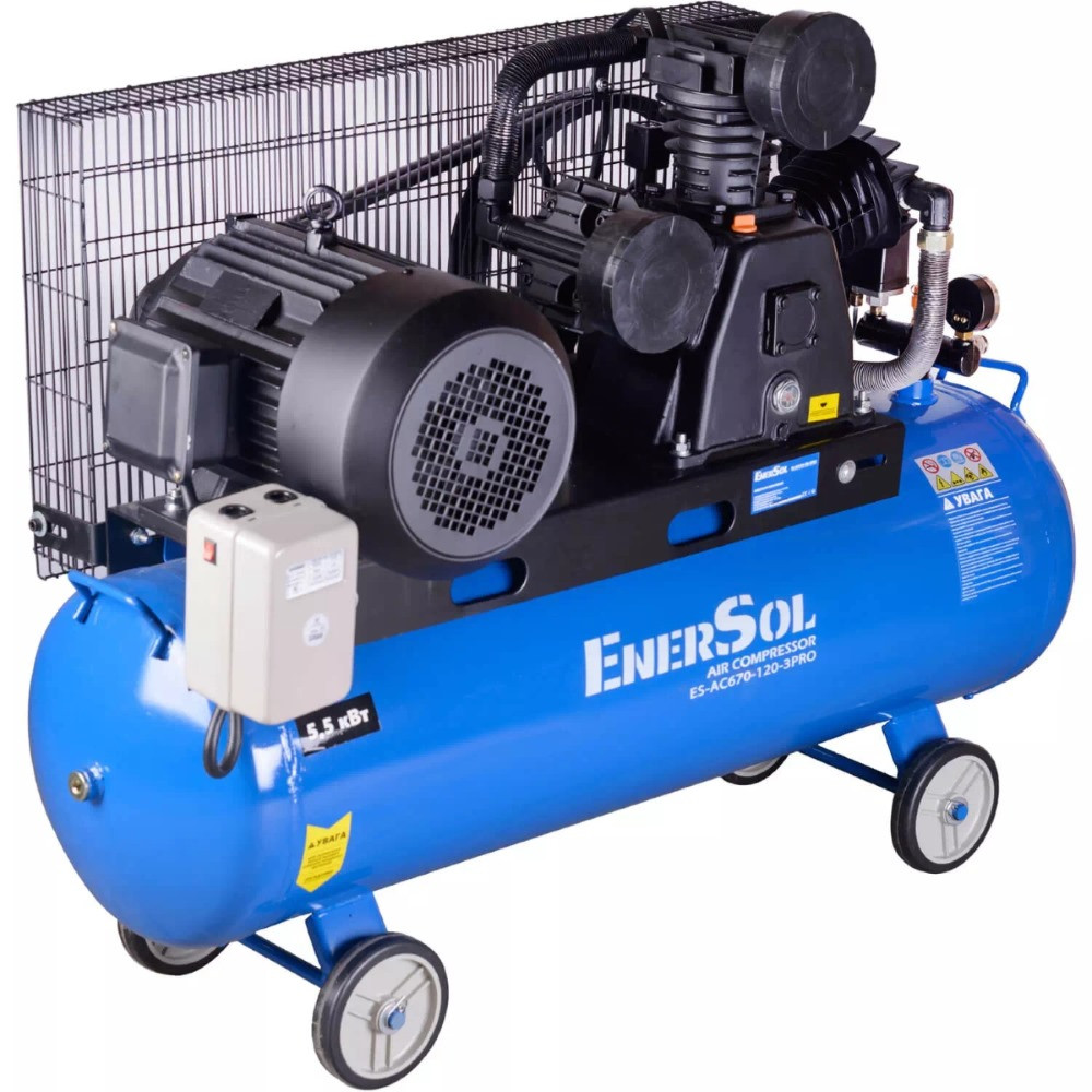 Компрессор EnerSol ES-AC 670-120-3 PRO 120 л сеть (400 В)