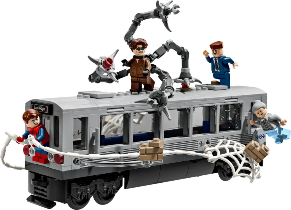 Конструктор Lego Spider Man vs Doc Ock Subway Train Scene 76321