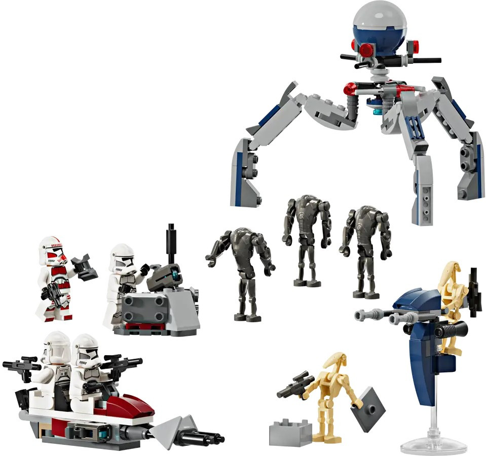 Конструктор Lego Clone Trooper and Battle Droid Pack 75372