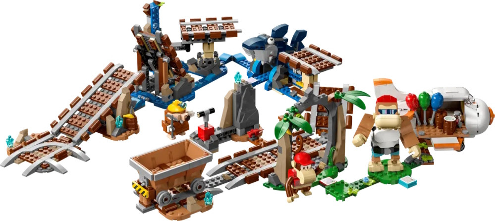 Конструктор Lego Diddy Kongs Mine Cart Ride Expansion Set 71425