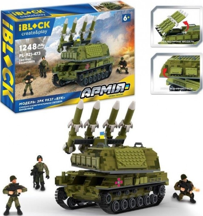 Конструктор iBlock ZRK 9K37 Buk PL-921-473
