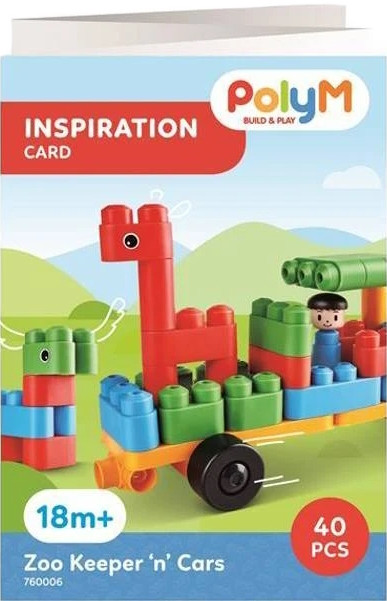 Конструктор PolyM Zoo Keeper n Cars 760006