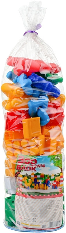 Конструктор Colorplast Zoo Block 4