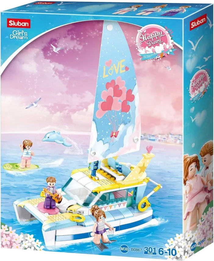 Конструктор Sluban Yacht M38-B0867