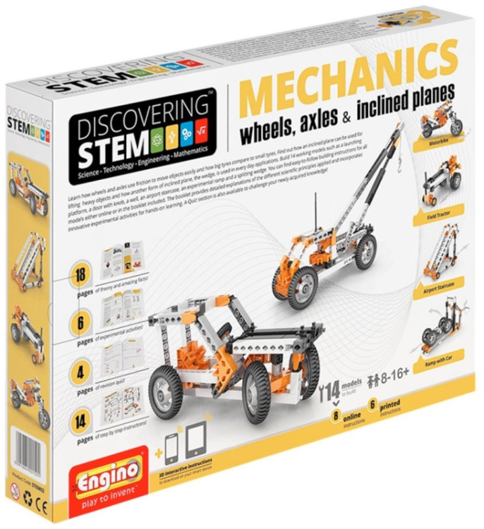 Конструктор Engino Wheel, Axles and Inclined Planes STEM02