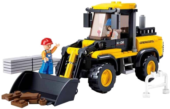 Конструктор Sluban Wheel Loader M38-B0538
