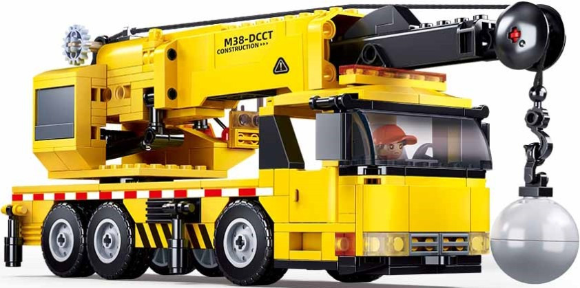 Конструктор Sluban Wheeled Crane M38-B1195