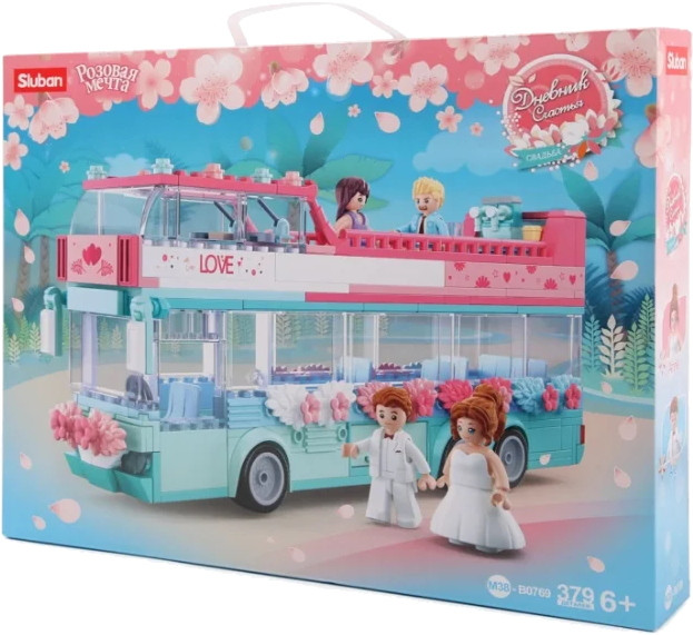 Конструктор Sluban Wedding Bus M38-B0769