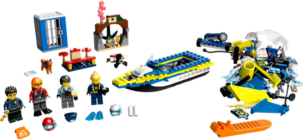 Конструктор Lego Water Police Detective Missions 60355