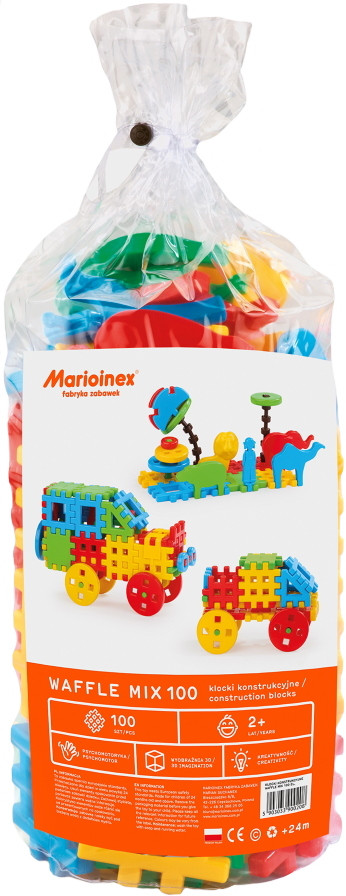 Конструктор Marioinex Waffle Mix 100 900208