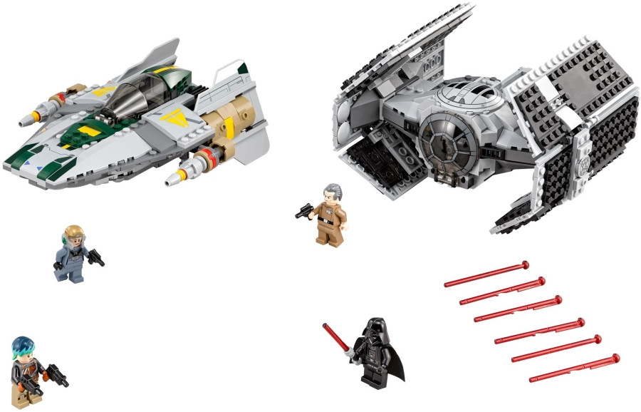 Конструктор Lego Vaders TIE Advanced vs. A-Wing Starfighter 75150