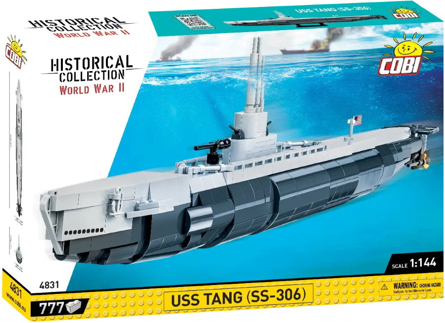 Конструктор COBI USS Tang SS-306 4831