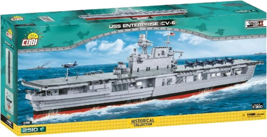 Конструктор COBI USS Enterprise CV-6 4815