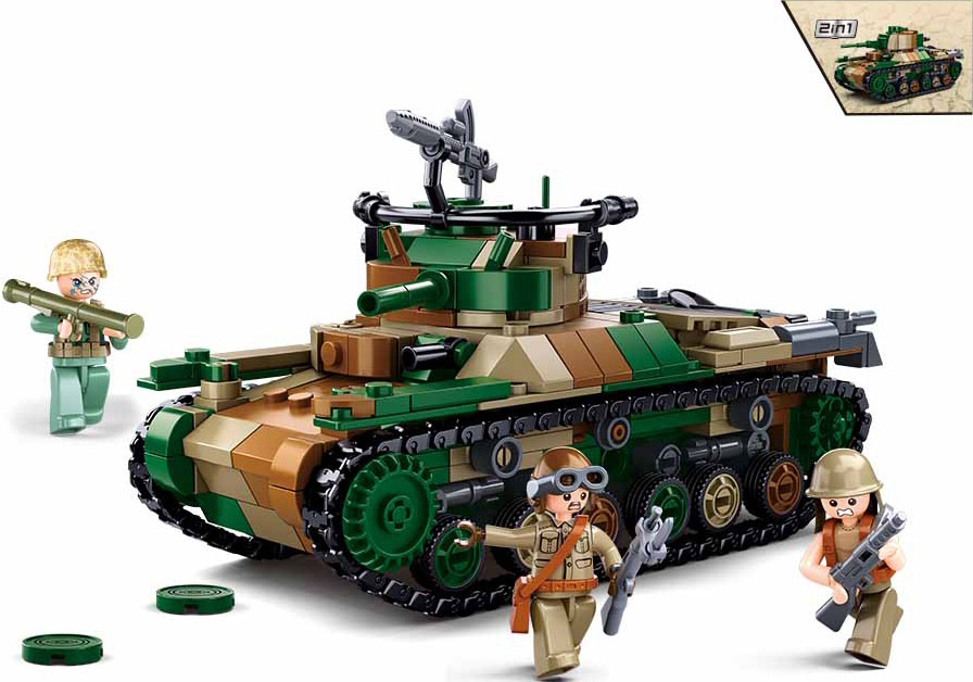 Конструктор Sluban Type 97 Medium Tank M38-B1107
