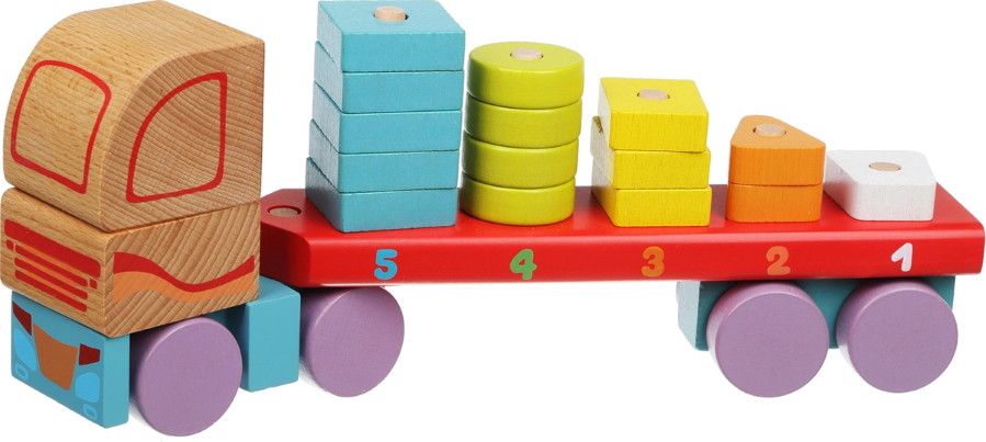 Конструктор Cubika Truck with Geometric Shapes LM-13
