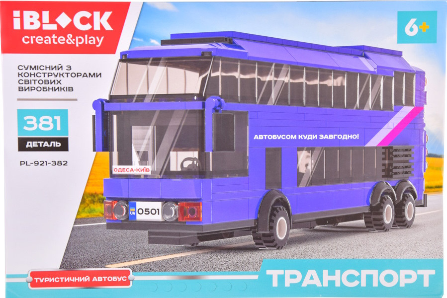 Конструктор iBlock Transport PL-921-382