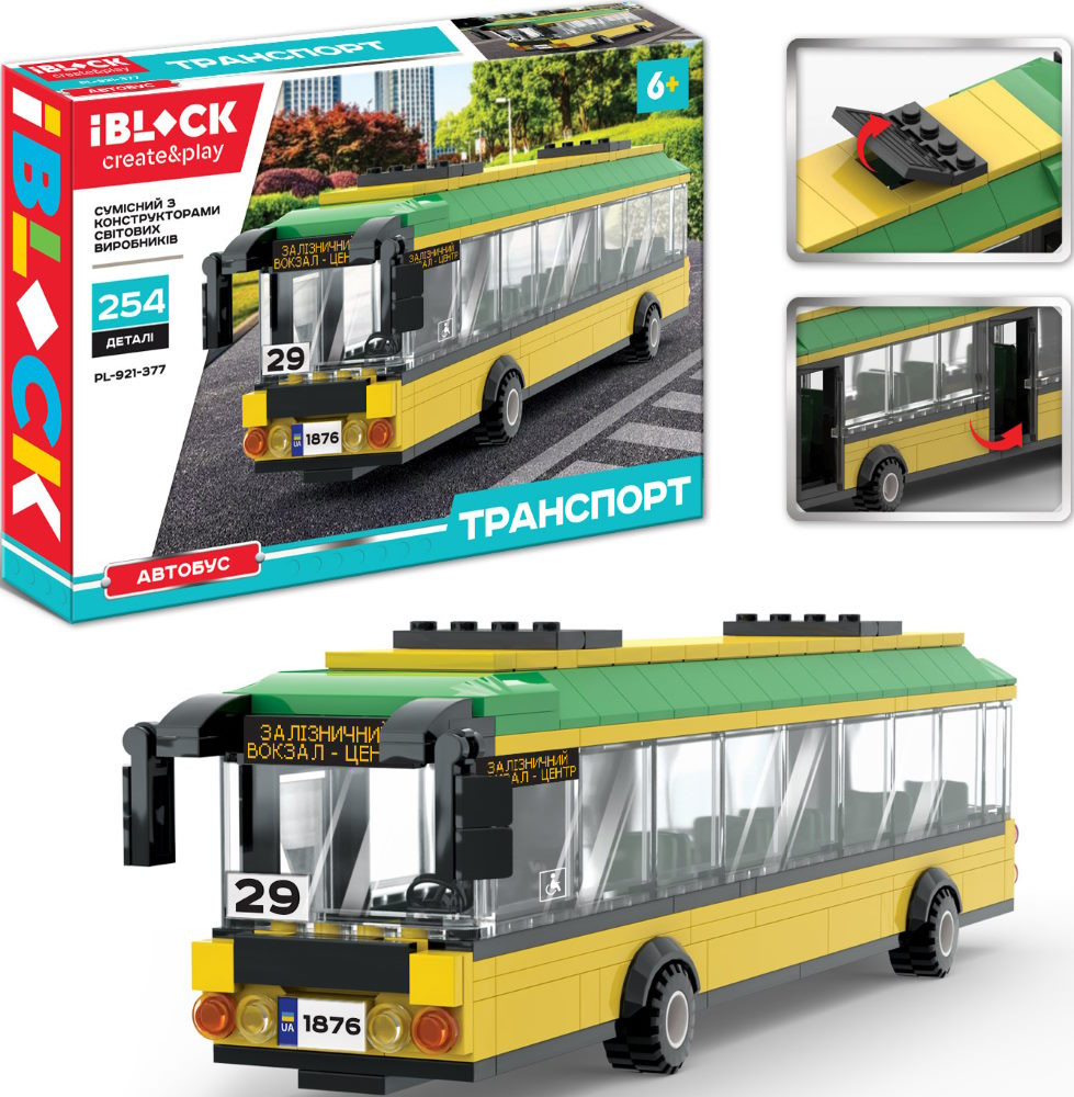 Конструктор iBlock Transport PL-921-377