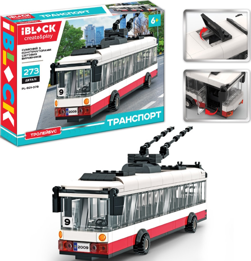 Конструктор iBlock Transport PL-921-378