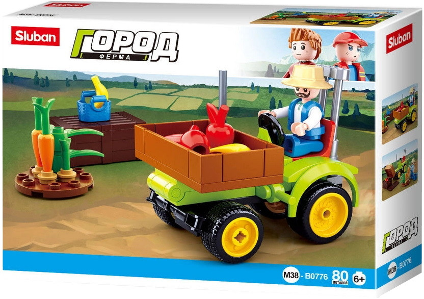 Конструктор Sluban Tractor M38-B0776