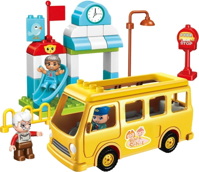 Конструктор Qman Toot School Bus 5102