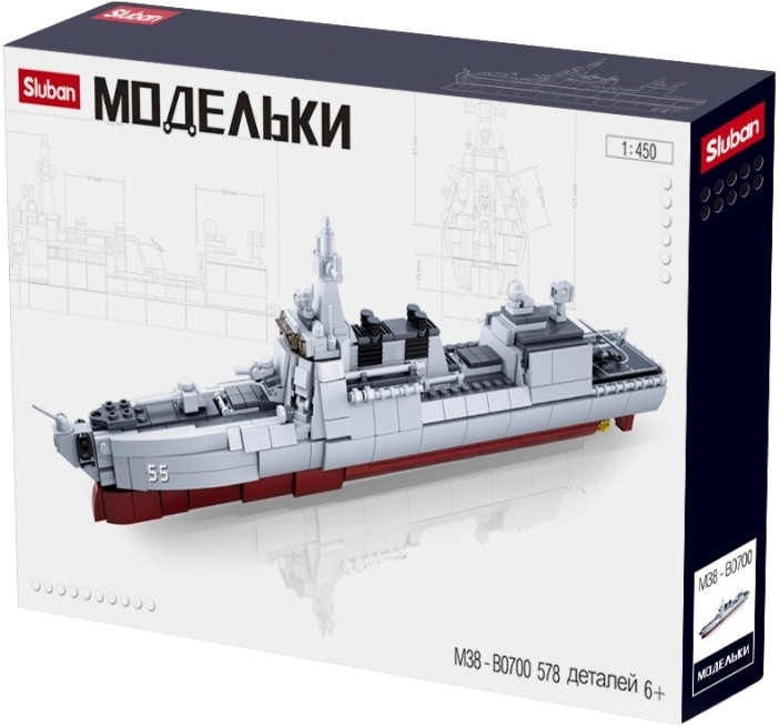 Конструктор Sluban Torpedo Boat M38-B0700