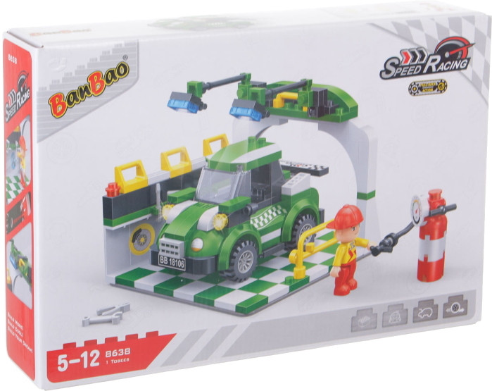 Конструктор BanBao Tire Inflation Station 8638 Конструктор BanBao Tire Inflation Station 8638