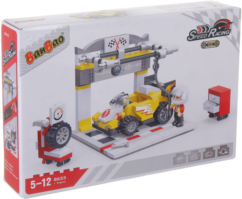 Конструктор BanBao Tire Fitting 8633 Конструктор BanBao Tire Fitting 8633