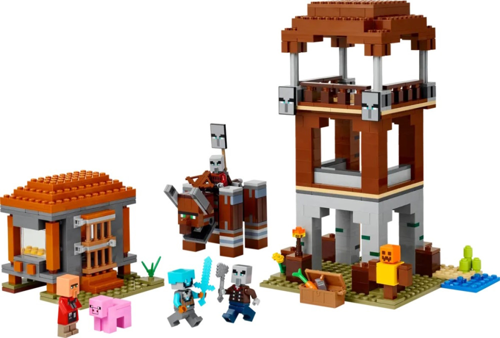 Конструктор Lego The Pillager Outpost and Ravager 21278