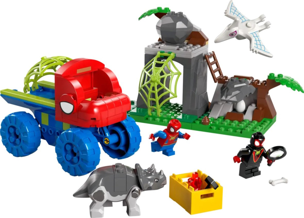 Конструктор Lego Team Spidey Dino Crawler Rescue 11199