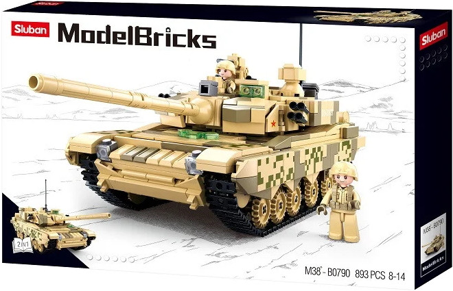 Конструктор Sluban Tank Type 99A M38-B0790
