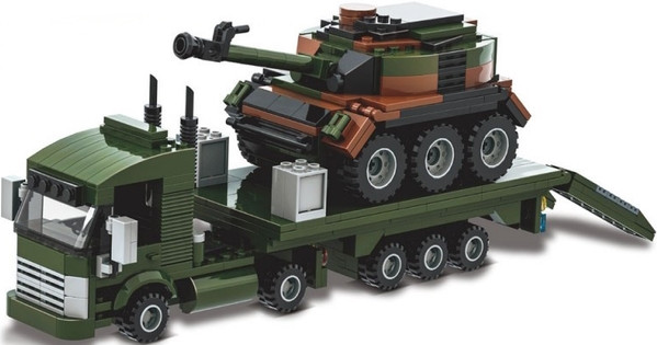 Конструктор Limo Toy Tank Transporter KB 1107