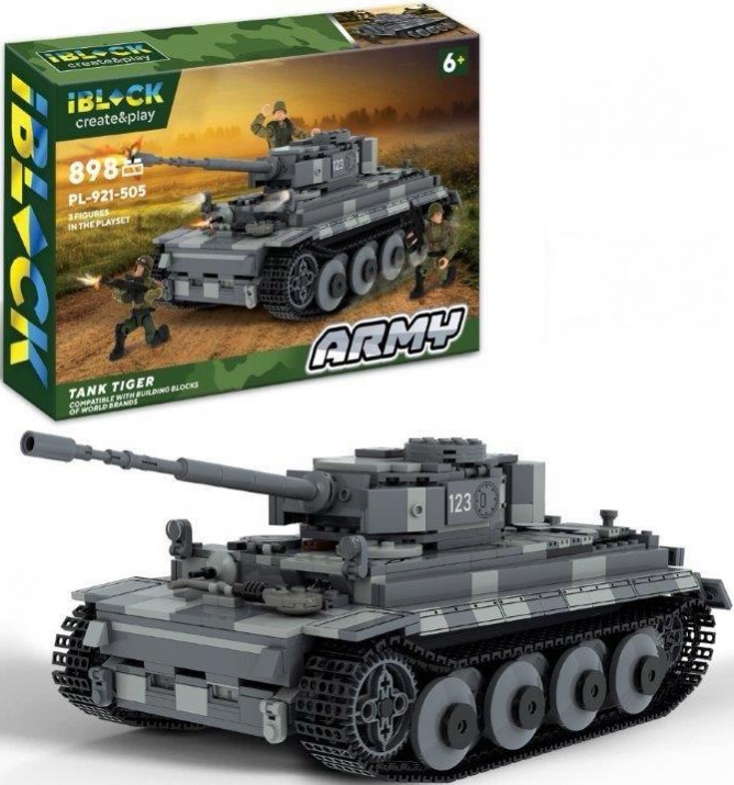 Конструктор iBlock Tank Tiger PL-921-505