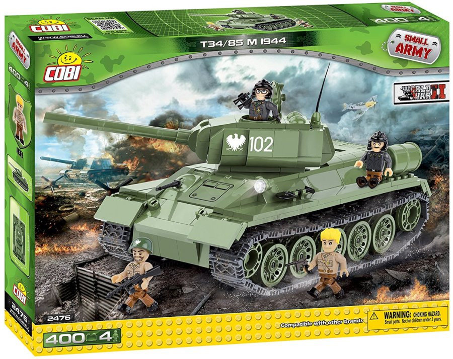Конструктор COBI T34/85 2476