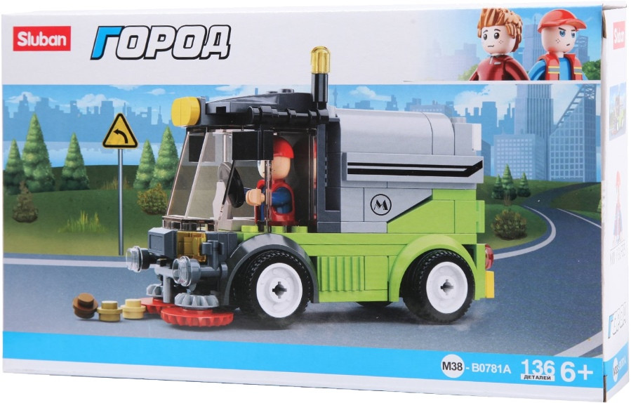 Конструктор Sluban Sweeper Truck M38-B0781A