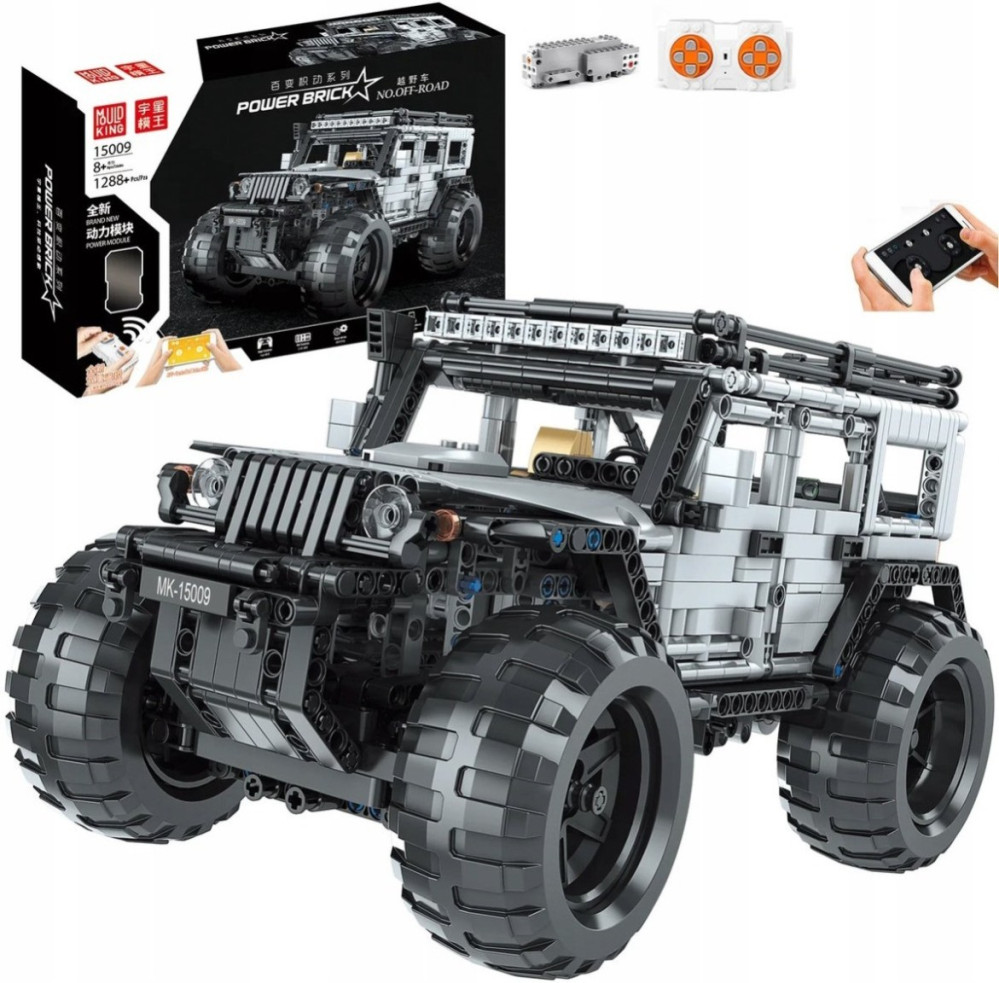 Конструктор Mould King SUV RC Jeep Wrangler Expedition 15009