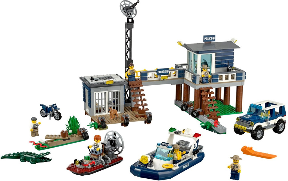 Конструктор Lego Swamp Police Station 60069