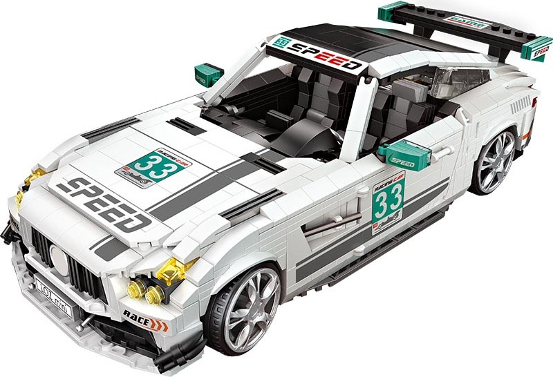 Конструктор LOZ Super Running Car 1128