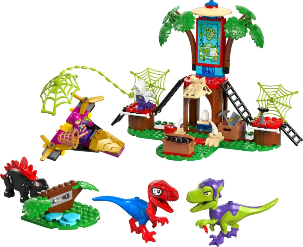 Конструктор Lego Spidey and Gobbys Raptor Battle at Tree House HQ 11200