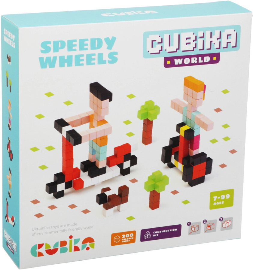 Конструктор Cubika Speedy Wheels 15290