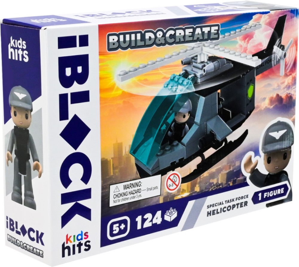 Конструктор iBlock Special Task Force Helicopter KH42/003/3