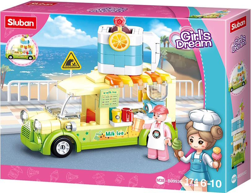 Конструктор Sluban Smoothie Car M38-B0993C
