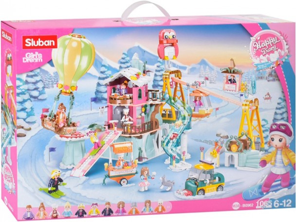 Конструктор Sluban Ski Area M38-B0962