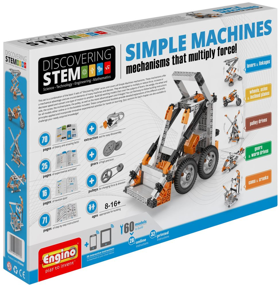 Конструктор Engino Simple Machines STEM40