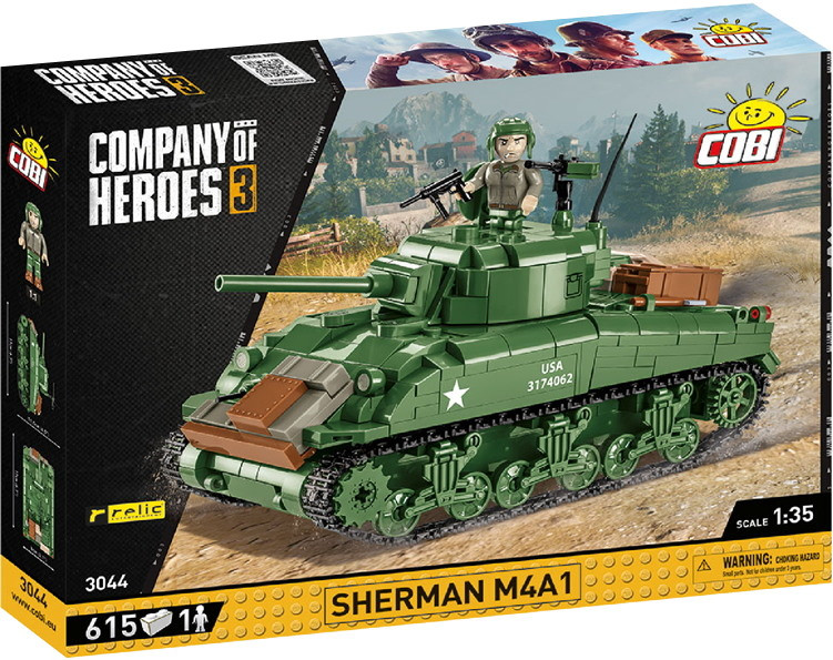 Конструктор COBI Sherman M4A1 3044