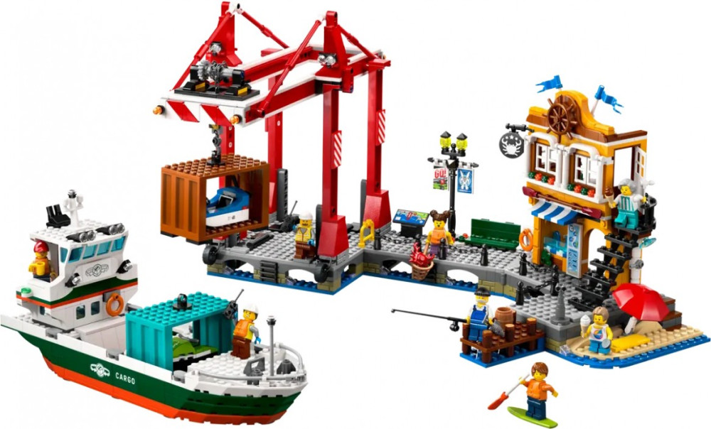 Конструктор Lego Seaside Harbor with Cargo Ship 60422
