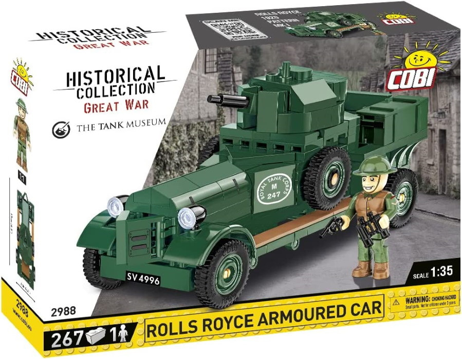 Конструктор COBI Rolls-Royce Armoured Car 1920 Pattern Mk I 2988 Конструктор COBI Rolls-Royce Armoured Car 1920 Pattern Mk I 2988