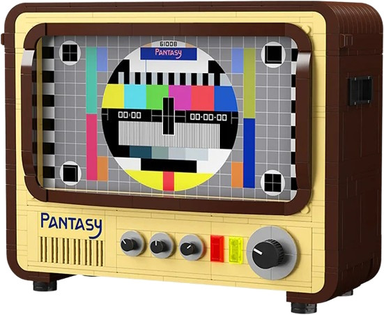 Конструктор Pantasy Retro 1960s Television 61008 Конструктор Pantasy Retro 1960s Television 61008