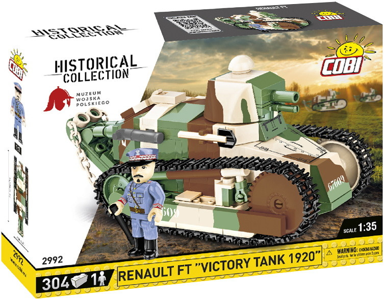Конструктор COBI Renault FT Victory Tank 1920 2992